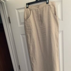 100% linen skirt!!!